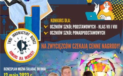 TWÓJ INNOWACYJNY BIZNES – konkurs z nagrodami dla młodzieży !