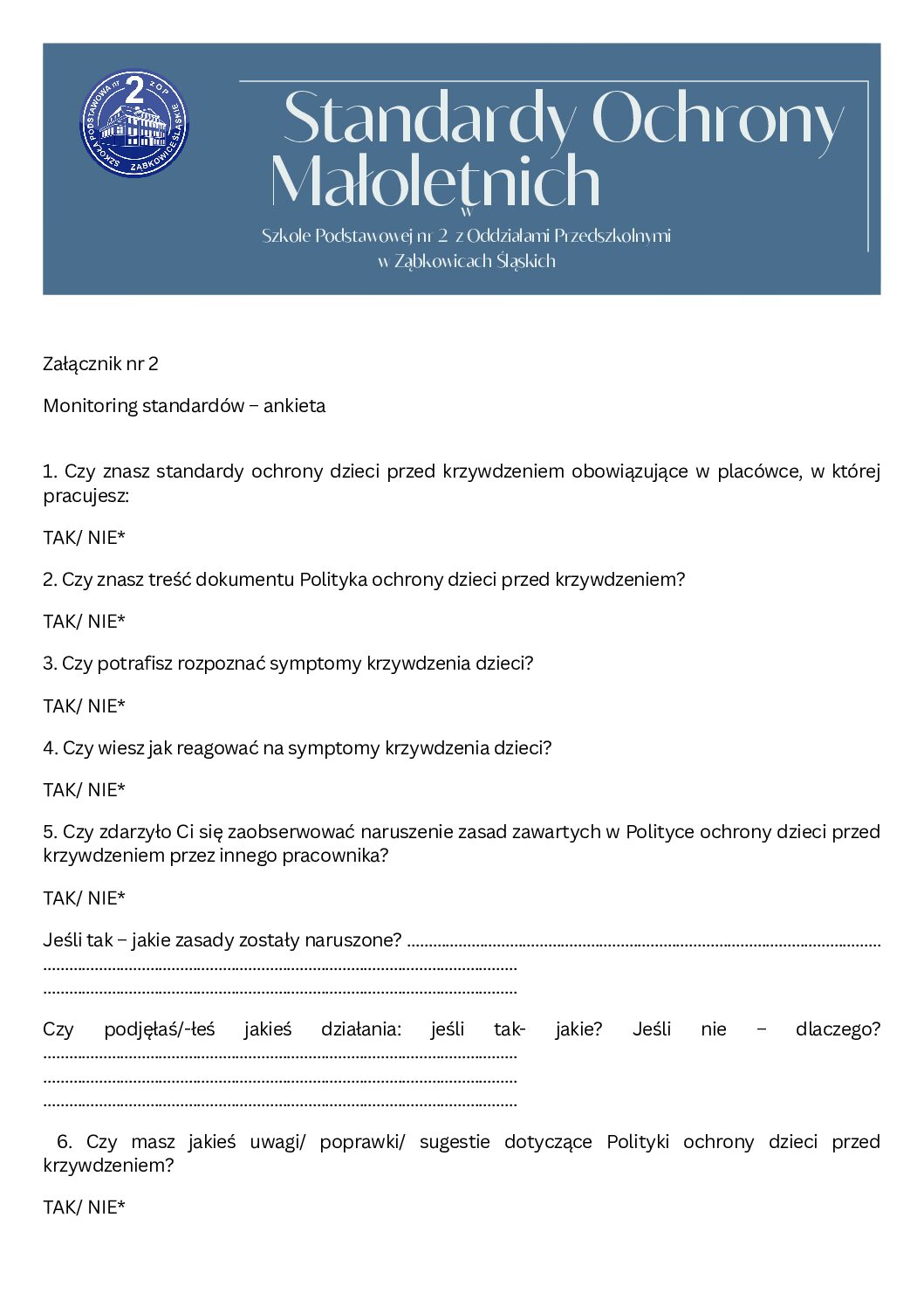 Załącznnik 2