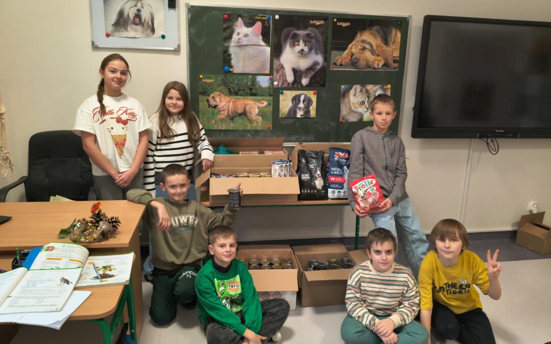 ZBIÓRKA KARMY DLA PODOPIECZNYCH TOWARZYSTWA OPIEKI NAD ZWIERZĘTAMI ZAKOŃCZONA – listopad 2025